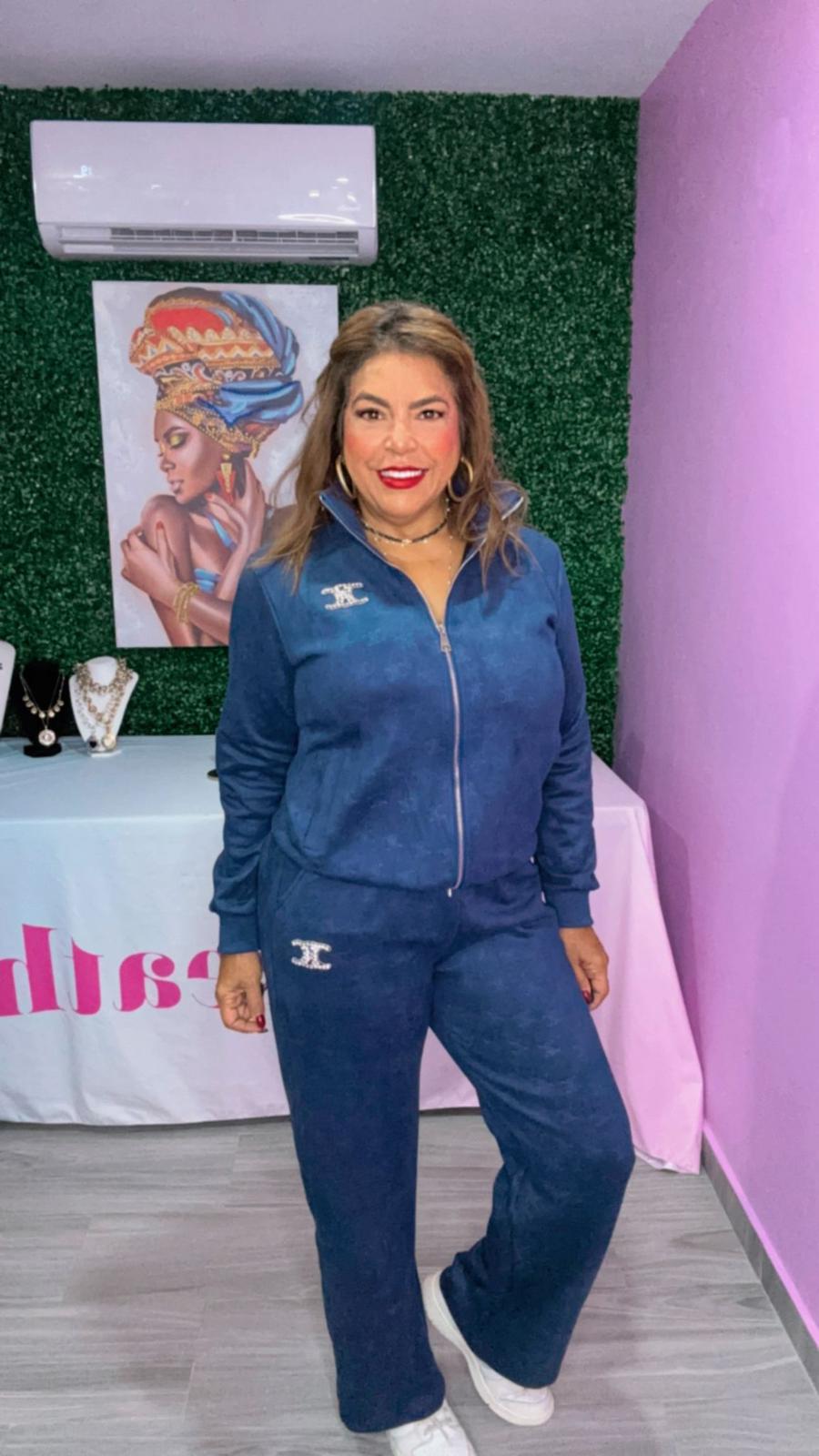 Set Deportivo Azul Casual