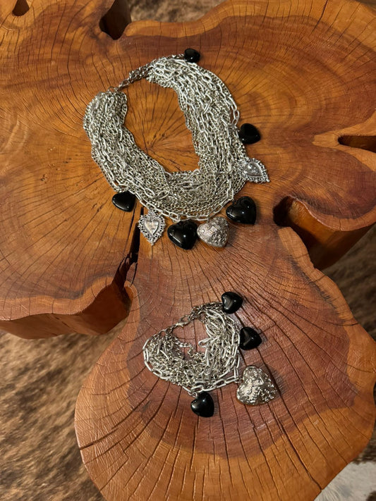 Set Elegante Plateado Clásico