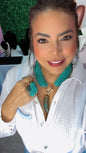 Set Elegante Turquesa Brillo