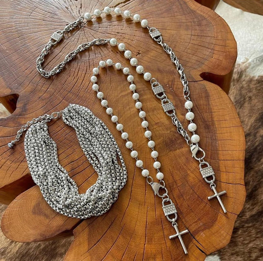 Set 3 Piezas Elegante Dorado