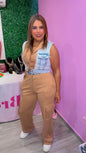 Set Casual Denim y Beige