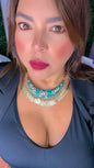 Collar Turquesa Claro Elegante