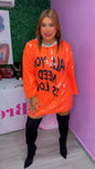 Camisón Oversize Naranja Casual